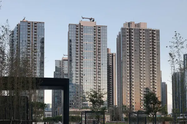 Wohngebiet Kai Tak Und Kowloon Bay September 2023 — Stockfoto