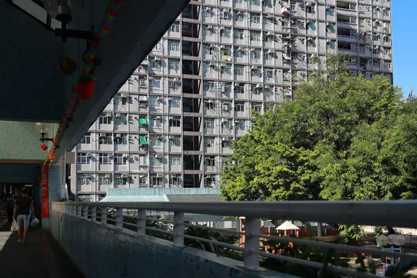 Wang Tau Hom Estate의 거리에서 2023 — 스톡 사진