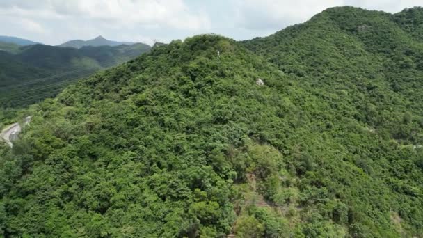 Hong Kong Eylül 2023 Eagles Nest Lion Rock Country Park — Stok video