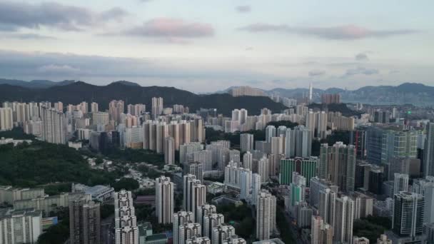 Hongkong September 2023 Trivsamt Urbant Nav Hjärtat Tsuen Wan — Stockvideo