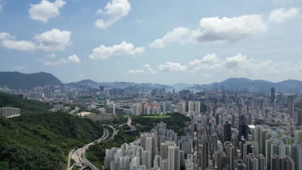 Hong Kong Września 2023 Cheung Sha Wan Dzielnica Mieszkalna Hongkongu — Wideo stockowe