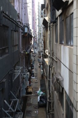 Wan Chai caddesi, Hong Kong Ekim 12023