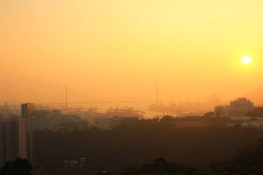 Kwai Chung Bölgesi, Hong Kong 17 Ocak 2015