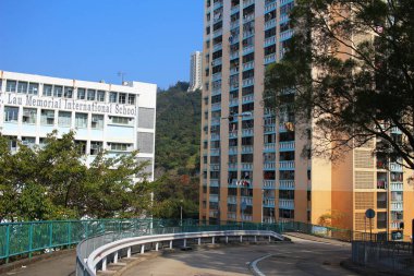 Kwai Chung Bölgesi, Hong Kong 17 Ocak 2015