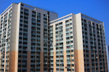 Kwai Chung Bölgesi, Hong Kong 17 Ocak 2015