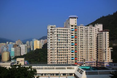 Kwai Chung Bölgesi, Hong Kong 17 Ocak 2015