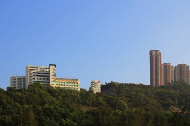 Kwai Chung bölgesi, Hong Kong 'da daire 17 Ocak 2015