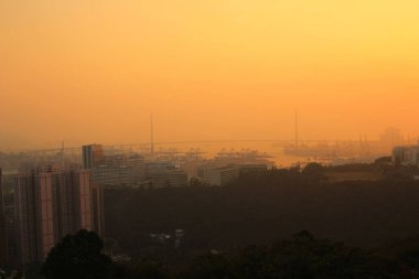 Kwai Chung Bölgesi, Hong Kong 17 Ocak 2015