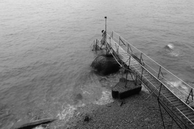 Sai Wan yüzme kulübesi, San wai, hk 7 Şubat 2015