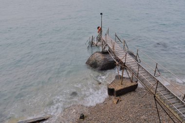 Sai Wan yüzme kulübesi, San wai, hk 7 Şubat 2015