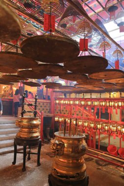 Sheung Wan, merkez ve batı bölgesi, Hong Kong 7 Şubat 2015