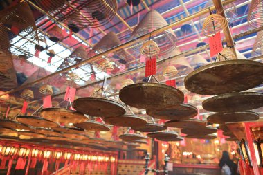 Sheung Wan, merkez ve batı bölgesi, Hong Kong 7 Şubat 2015