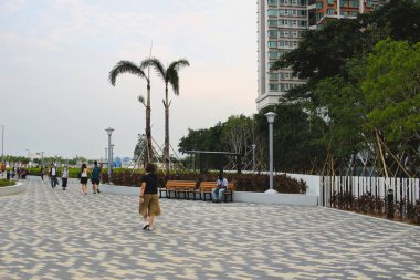 Tseung Lam Otoyol Bahçesi manzarası 15 Ekim 2023