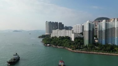 Hong Kong - 14 Ekim 2023: Wah Fu Estate, Hong Kong 'daki Halk Vahası