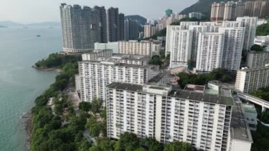 Hong Kong - 14 Ekim 2023: Wah Fu Estate, Hong Kong 'daki Halk Vahası