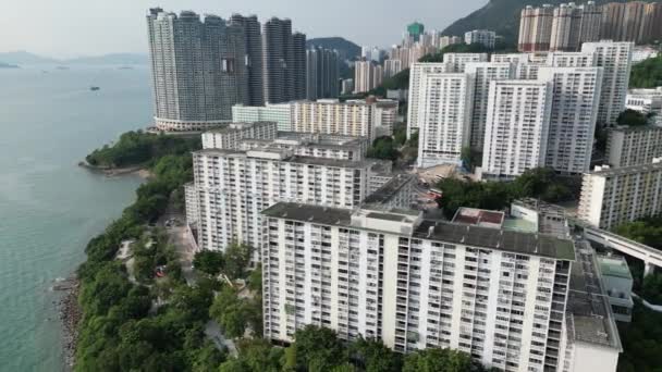 Hong Kong Oktober 2023 Community Oasis Het Midden Van Wah — Stockvideo