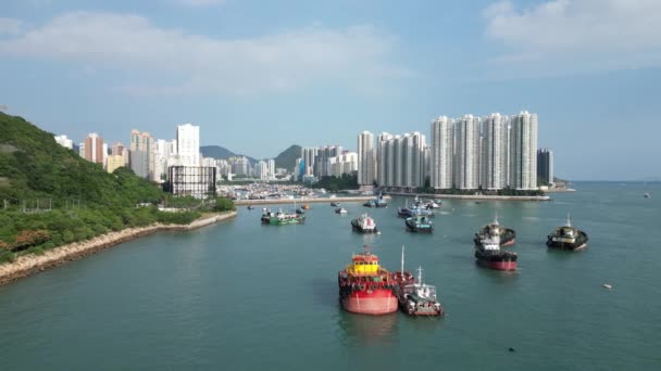 Hong Kong Outubro 2023 Lei Chau Descobrindo Vida Ilha Aberdeen — Vídeo de Stock