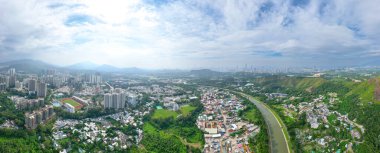 Sheung Shui 'nin sakin köyleri, hk 22 Ekim 2021