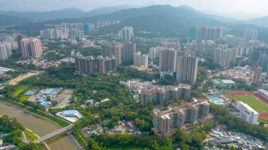 22 Ekim 2023 Sheung Shui, Hong Kong 'un Kuzeyindeki Huzuru Kucaklıyor