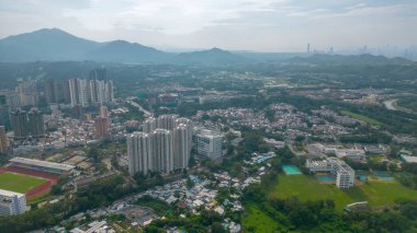 22 Ekim 2023 Sheung Shui, Hong Kong 'un Kuzeyindeki Huzuru Kucaklıyor