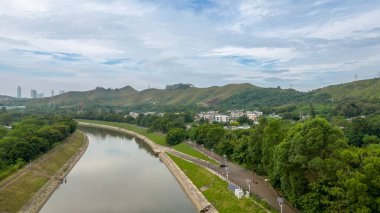 Ng Tung Nehri, Hong Kong 'un Ortasında Huzurlu Su Yolu 22 Ekim 2023