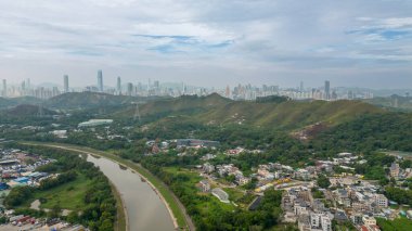 Ng Tung Nehri, Hong Kong 'un Ortasında Huzurlu Su Yolu 22 Ekim 2023