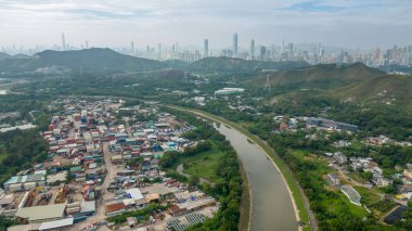 Ng Tung Nehri, Hong Kong 'un Ortasında Huzurlu Su Yolu 22 Ekim 2023