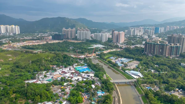 Stock image quiet countryside villages of sheung shui, hk Oct 22 2023