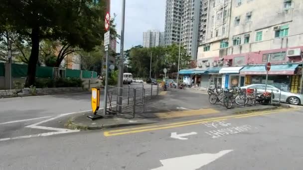 Fanling Rezidenční Čtvrti Hong Kongu Října 2023 — Stock video