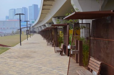 Bir Kwun Tong Tayfun Sığınağı, Hong Kong Şubat 18 2015