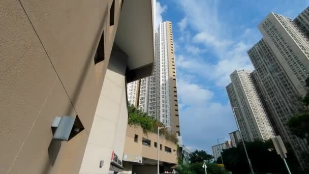 Shek Estate Vida Moderna Belleza Natural Hong Kong Oct 2023 — Vídeos de Stock