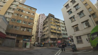 23 Ekim 2023 Sai Wan Ho 'daki konut alanı. Şehir, bölge