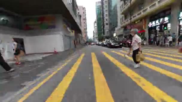香港九龙油麻地弥敦道2023年10月28日 — 图库视频影像