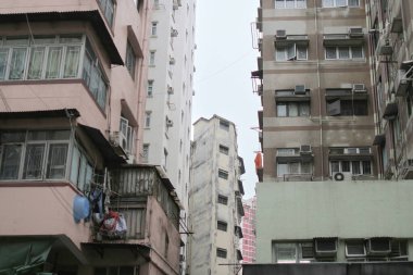 Sham Shui Po, Hong Kong 19 Şubat 2015