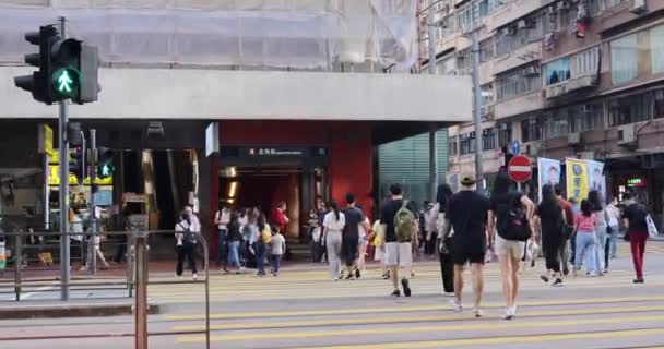 Nov 2023 Hongkong Norra Punktens Kungliga Väg — Stockvideo