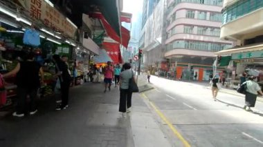 Shau Kei Wan, 10 Kasım 2023 Hong Kong manzaralı.
