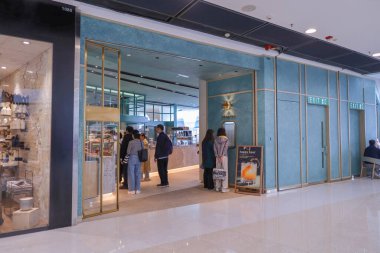 2 Aralık 2023 - Hong Kong: IFC 'deki restoranlar