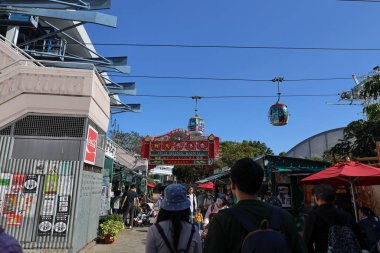 18 Kasım 2023 Ocean Park, Hong Kong Lunaparkı