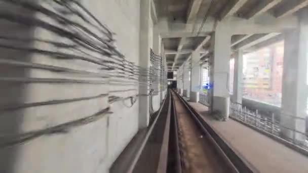 Nov 2023 Hong Kong Metro South Island Line — Stockvideo