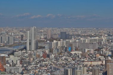 Gökdelenleri ve kalabalık bir şehir merkezi olan hareketli bir şehir. 30 Kasım 2023