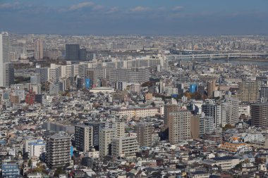 Oshiage ilçesi ve Solamachi binasının dış görünüşü 30 Kasım 2023