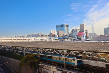 Tokyo Japonya, Ueno Şehir Treni 30 Kasım 2023