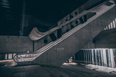 Batı Kowloon Kültür Bölgesi Büyük Merdivenleri 21 Aralık 2023