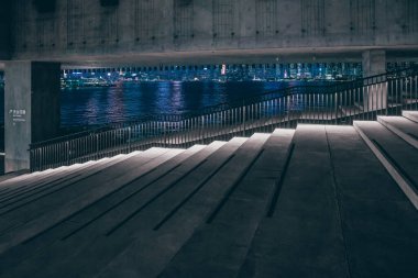 Batı Kowloon Kültür Bölgesi Büyük Merdivenleri 21 Aralık 2023