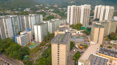 22 Aralık 2023 Hong Kong, yeni şehir alanının gelişimi.