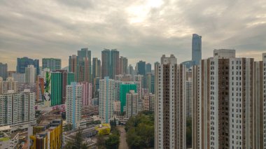 22 Aralık 2023 Hong Kong, yeni şehir alanının gelişimi.