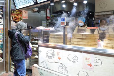 25 Aralık 2023 Vibrant Mong Kok Islak Pazar, Hong Kong