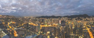 31 Aralık 2021, Kowloon City Mahallesi, Hong Kong.