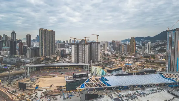 stock image Dec 31 2023 stadium under construction, Kai Tak Sports Park