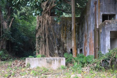 30 Aralık 2023 ıssız arazi ve harabeler şehri, yıkılmış binalar.